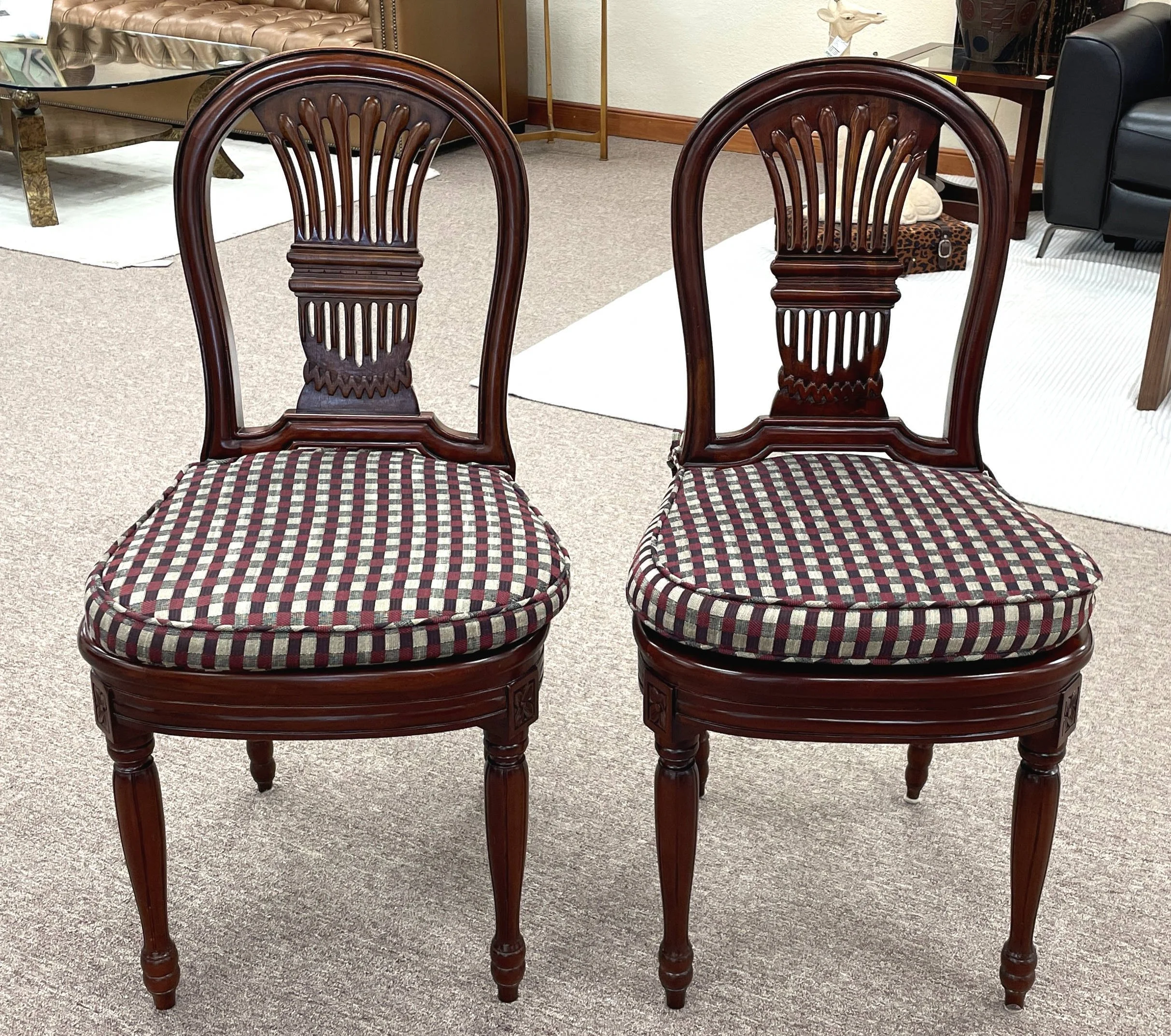 Encore Furniture Gallery-Maitland Smith Mahogany Game Table with 2